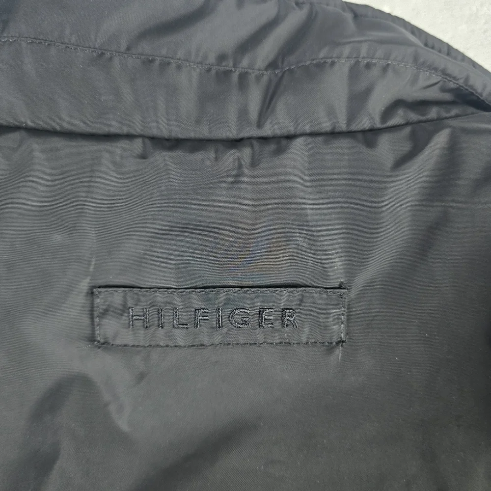 Tommy Hilfiger Quilted Black Jacket Full Zip Sz 2XL